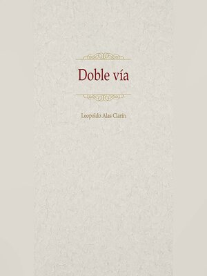 cover image of Doble vía